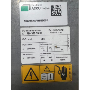 Mercedes E-Class W212 Hybrid Battery – A7893405302, A7899029800, A7893405602